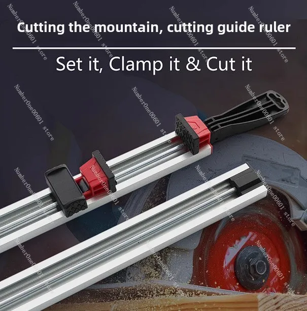 Board Cutting Machine with Ruler Woodworking with Mountain Support ...