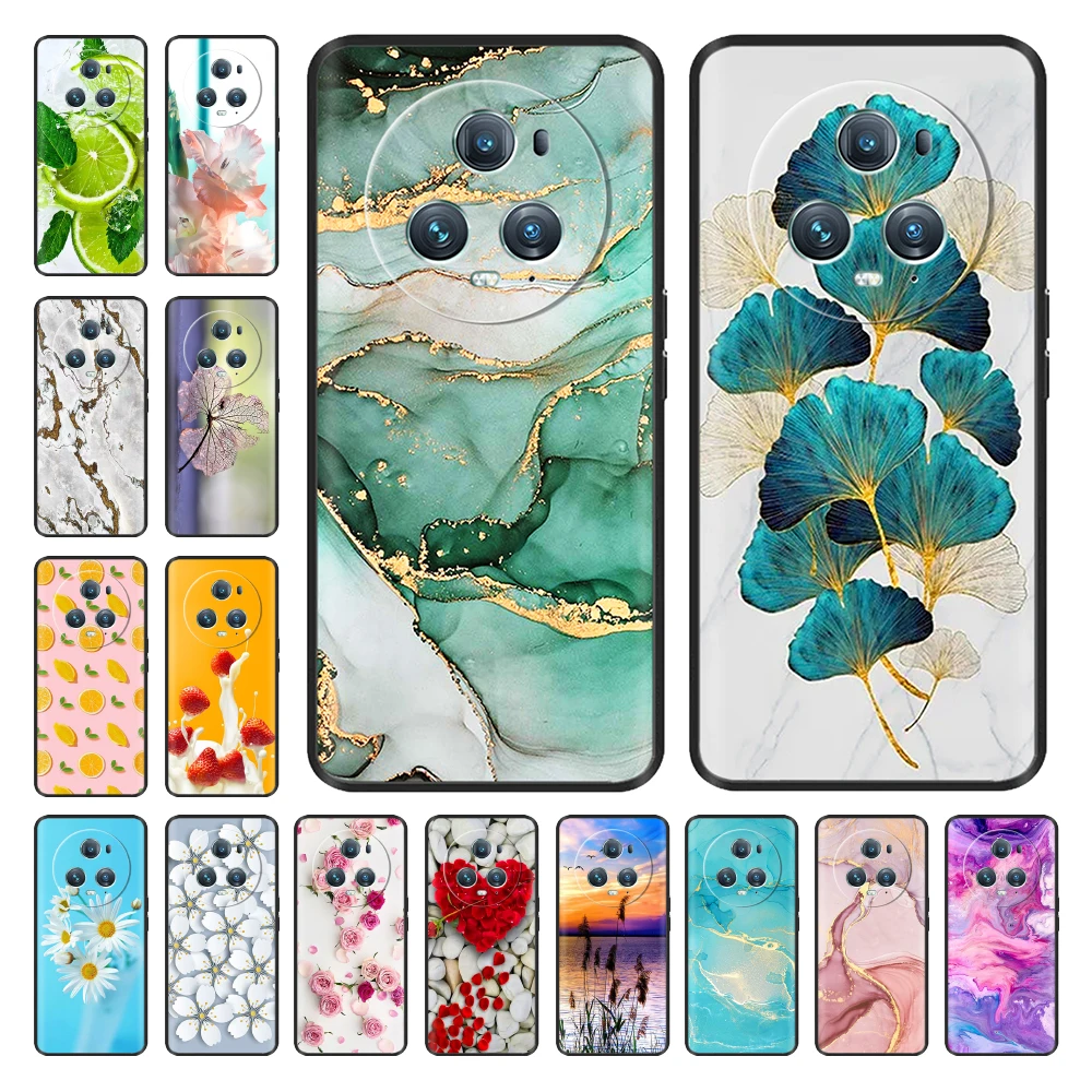 

For Honor Magic 5 Pro Case Bumper Silicone TPU Soft Phone Cover For Huawei Honor Magic5 Magic 5 Shockproof Shells Painted Fundas