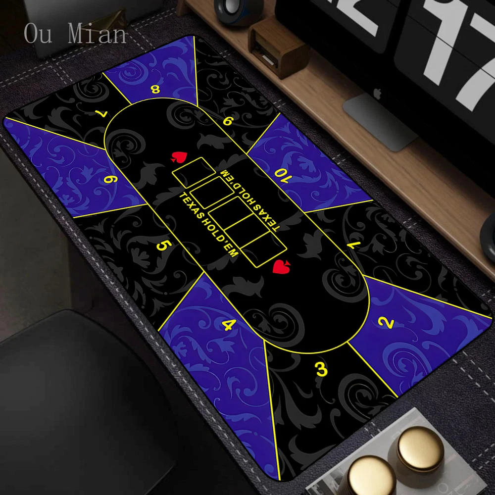 حصيرة بوكر فاخرة مطاط مانع للانزلاق