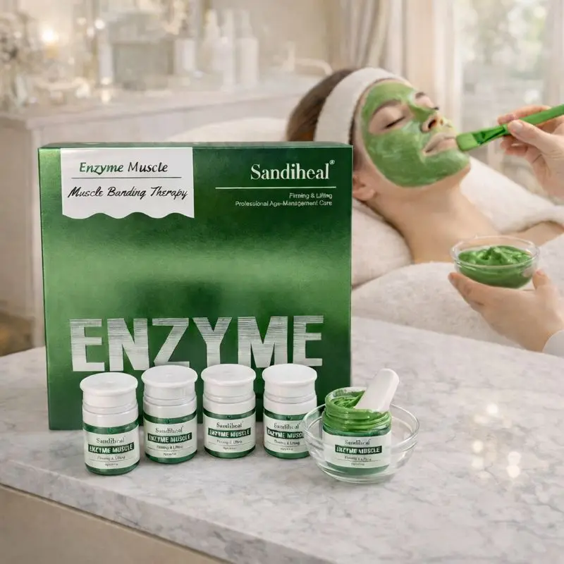 Germany Enzyme Mask for Facial Enzyme Threpy Set Protease Hydrating Brightening & Smoothing Tighten Oil Control Cleansing