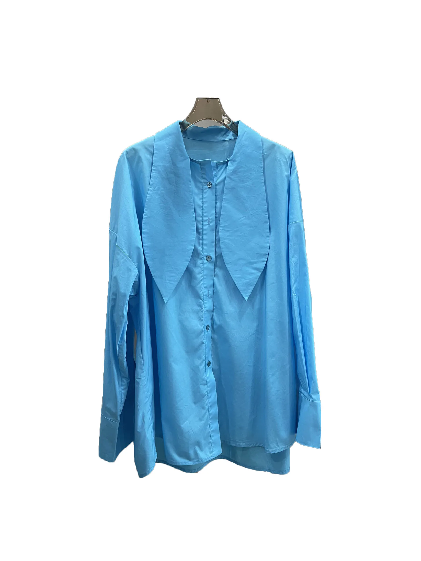 

Shirt knot neckline design casual fashion 2024 summer new 1024