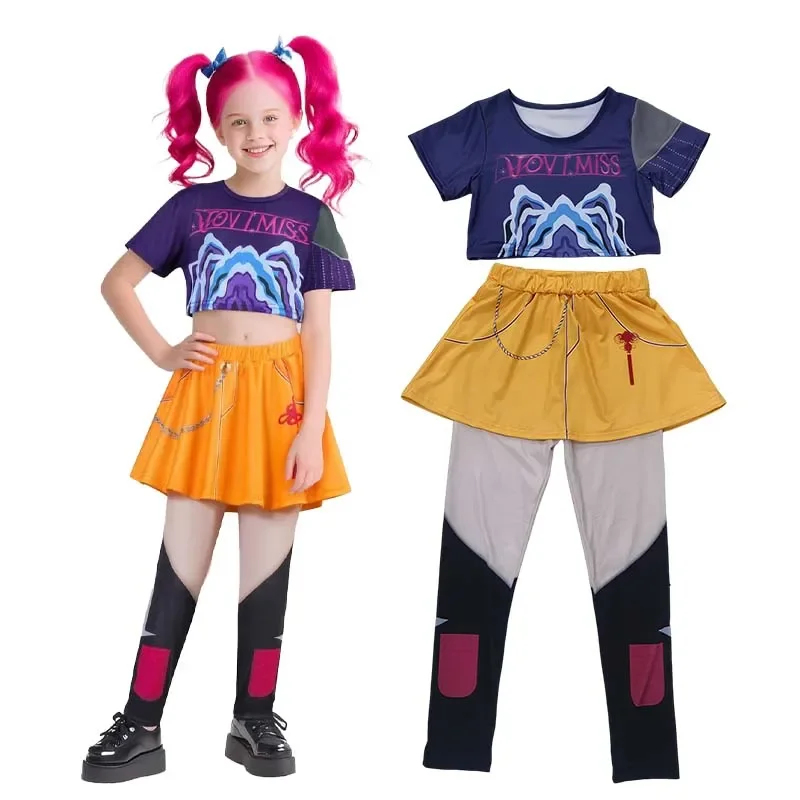 Costume Cosplay Mira / Rumi / Zoey - Ensemble Complet Pour Femme - Taille XS à 3XL - Pour Halloween, Fête, Spectacle - 7