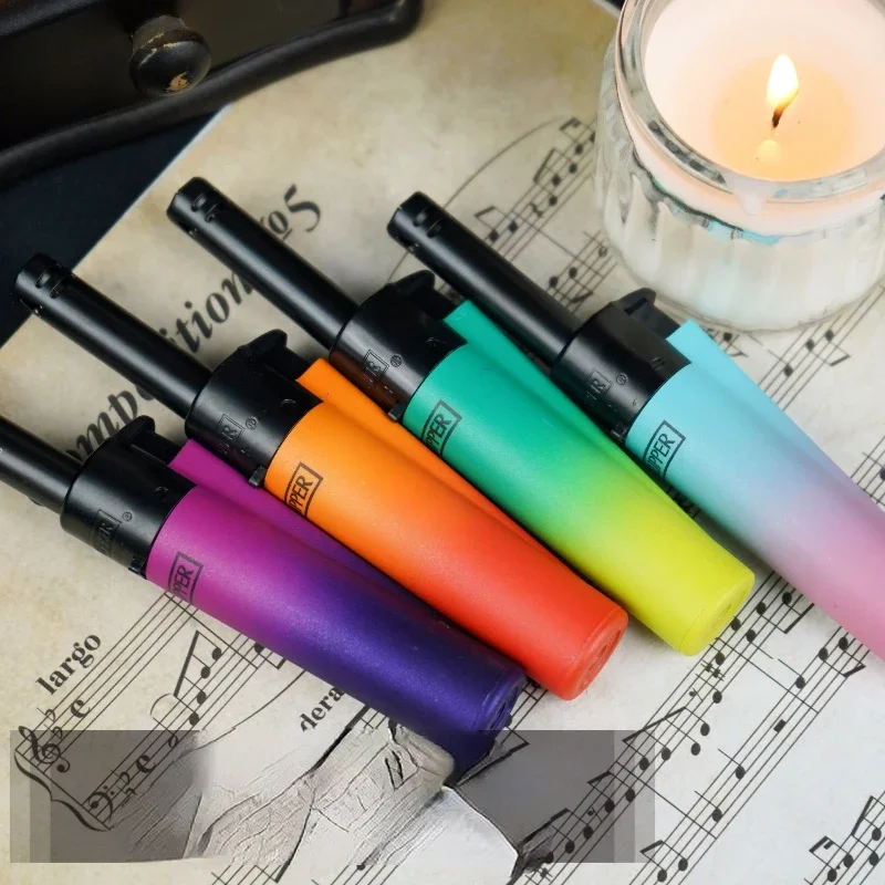 CLIPPER Grinding Wheel Original Butane Lighter Interesting Personality Pattern Refillable Gas Lighter Use Collection Gifts 1 Box