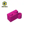 Gobricks 10PCS MOC Bricks HINGE 1X2 LOWER PART compatible with 3831 children's toys DIY Assembles Building Blocks Technical 1