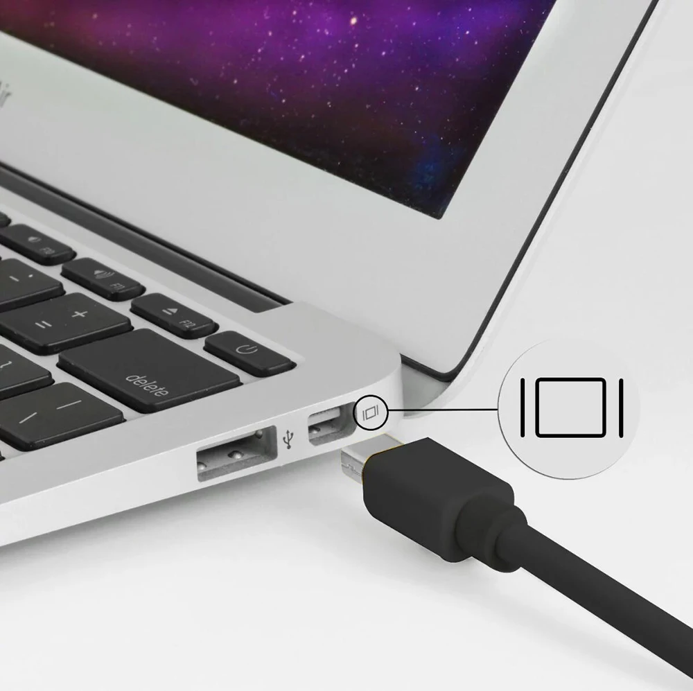 Mini DisplayPort-HDMI 4K VGA DVI  ̺ Mac Ʈ PC  3-in-1 1080P Thunderbolt Mini DP-VGA HDMI DVI ȯ