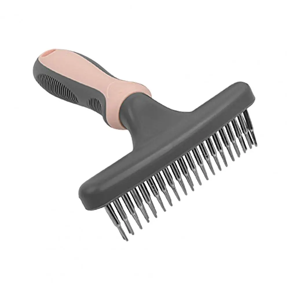PracticalDogGroomingBrushSmoothAntiknotPetDogCatHairGrooming