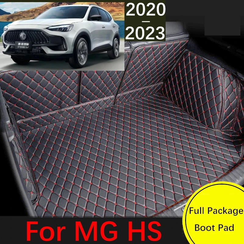 

Hybrid Auto Car Rear Trunk Mat For MG HS Plug-in PHEV EHS AS23 2020 2021 2022 2023 Leather Mat Trunk Storage Pad Car Accessories