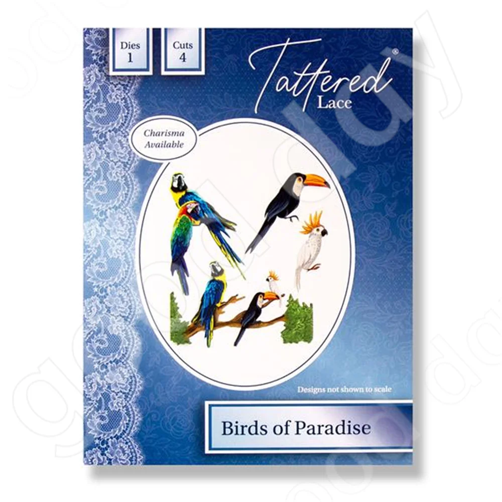 

New 2022 Birds Of Paradise Metal Cutting Dies Scrapbook Diary Decoration Embossing Template Diy Greeting Card Handmade Hot Sale