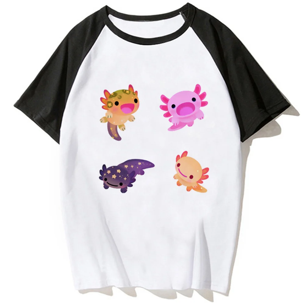 

Ajolote Axolotl top men funny streetwear t-shirts boy graphic harajuku Japanese clothes