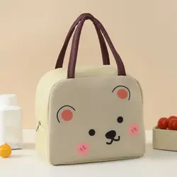 Stylish Cartoon Oxford Cloth Insulated Lunch Tote Bag (4)