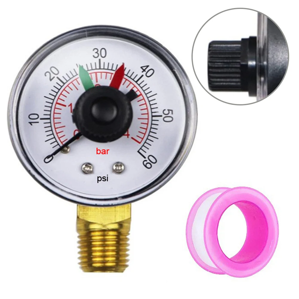 190058 Pressure Gauge For ECX271261 Pool Filter Sand Filter Replacement Parts Outdoor Hot Tubs & Accessories