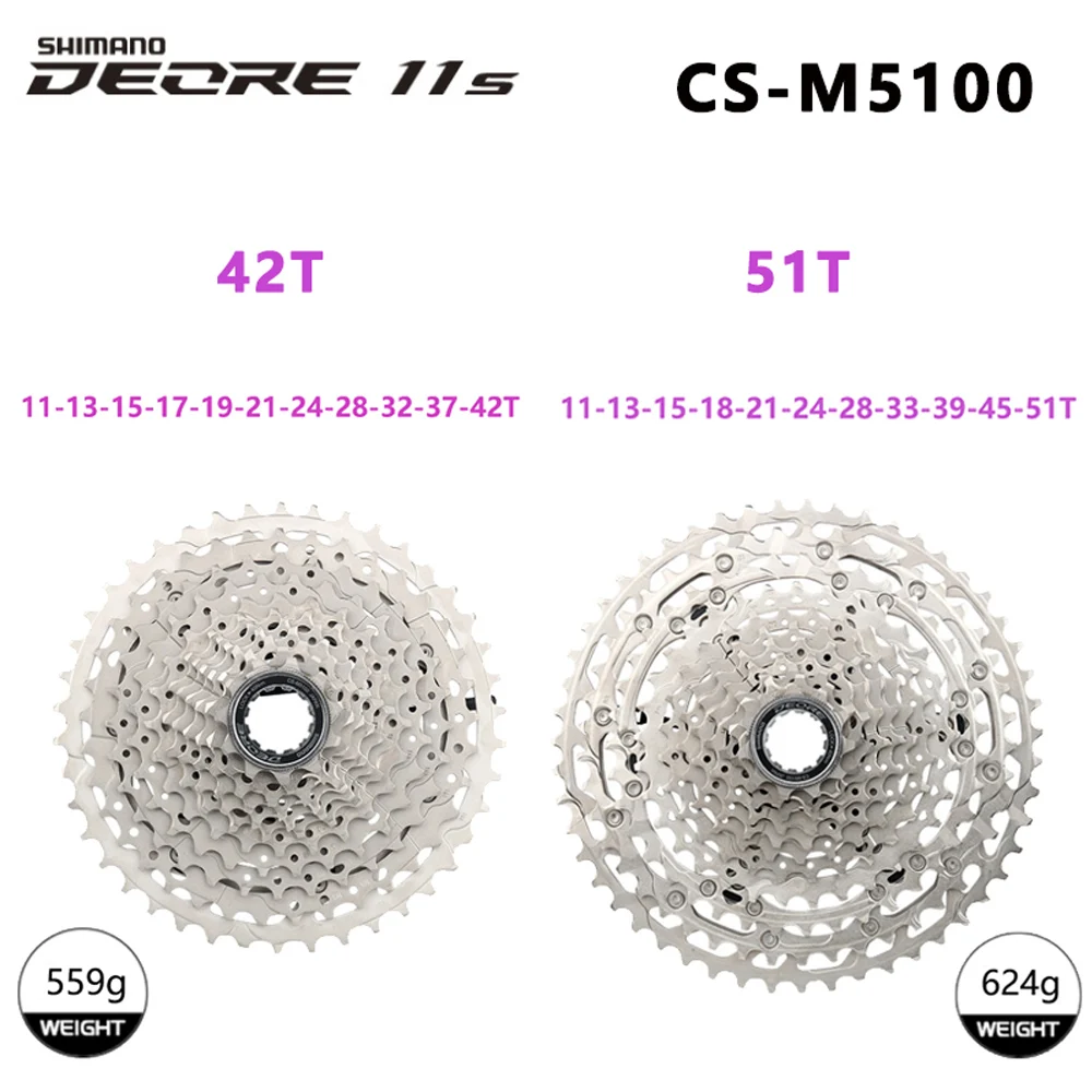 Shimano-Deoreリアディレイラーキット,11 s,11-42t,46t,50t,51t