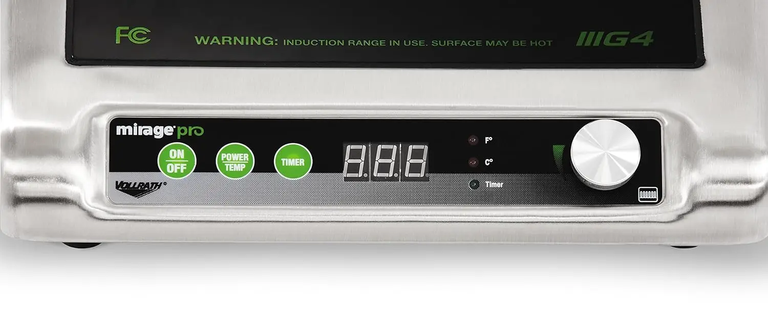 (59500P) Mirage Pro Countertop Induction Range (1800-Watt, 15-Amps, NSF) 4