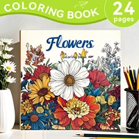 Art Coloring Book Adult Relieve Stress Kill Flower Coloring Graffiti Painting Drawing Art Book Stationerys Book For Children 1
