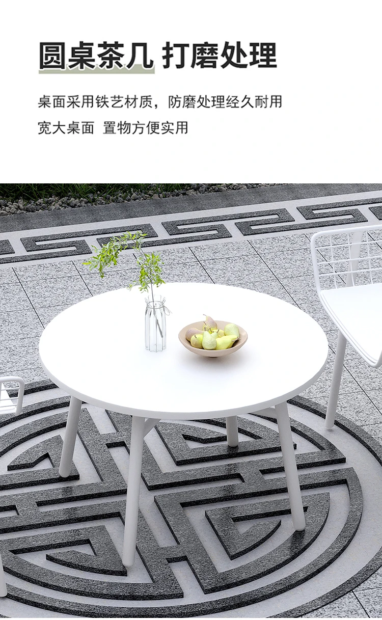Retro Black Garden Furniture Sets Lounge Nordic Moving Patio Garden Furniture Sets Outside Metal Meble Ogrodowe Yard Decorations