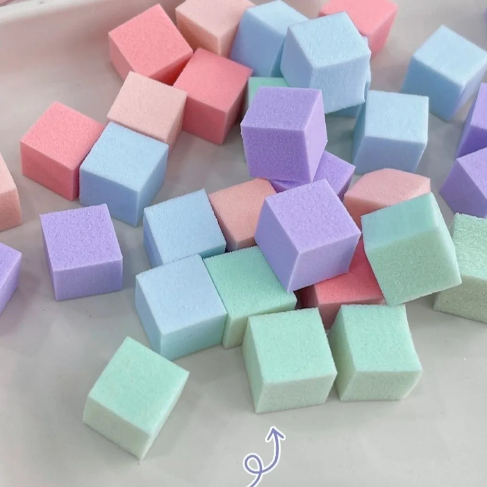 Coloring Stamping Gradient Nail Sponge Set Soft High Rebound DIY Manicure Makeup Sponge Nail Care with Grabbing Pen