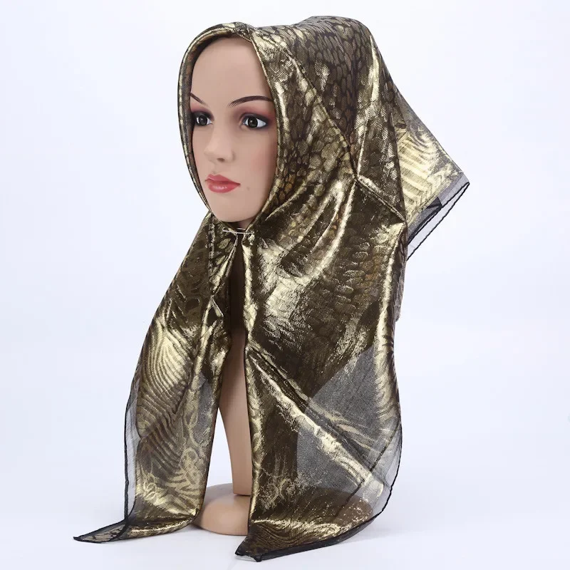 Glitter Gift Wrap Shawl: Elegant Muslim Hijab Wrapping Styles