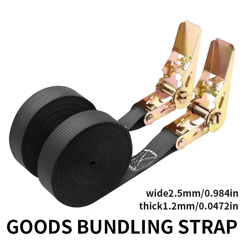Truck Binding Strap Tightener Small Ratchet Tightener Self-Locking Rope Cargo Packing And Fixing Strap Airplane