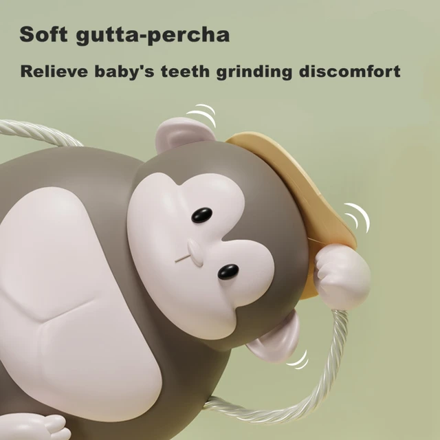 Baby Rattle Toys Gorilla Animal Teether Hand Bells Mobile Infant Stop Weep Tear Rattles Newborn Early Educational Baby Toys 18M 4
