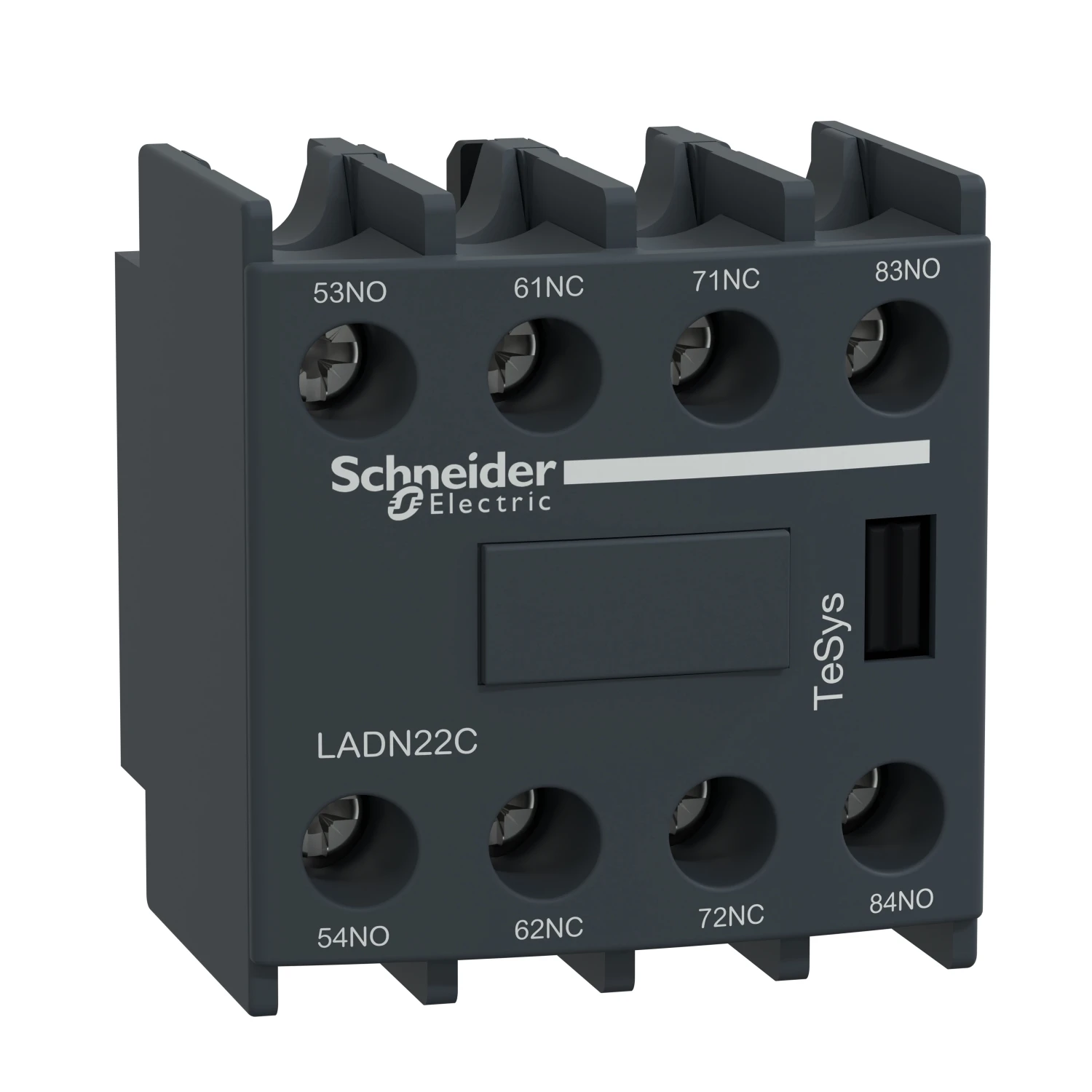 LAD-N22C LADN22C LADN22 보조 접점 블록, TeSys D, 2NO + 2NC, 전면 장착, 나사식 단자