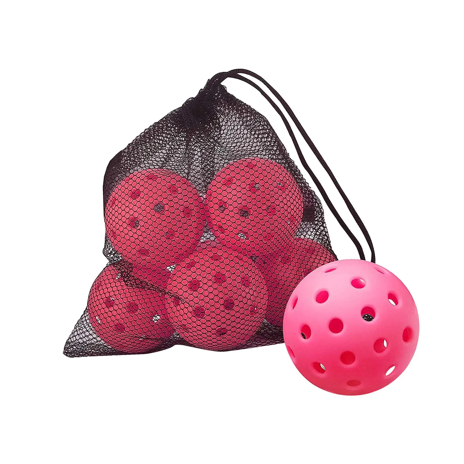 6 Pieces Pickleball Balls Pickleball Competition Balls for Indoor Sports