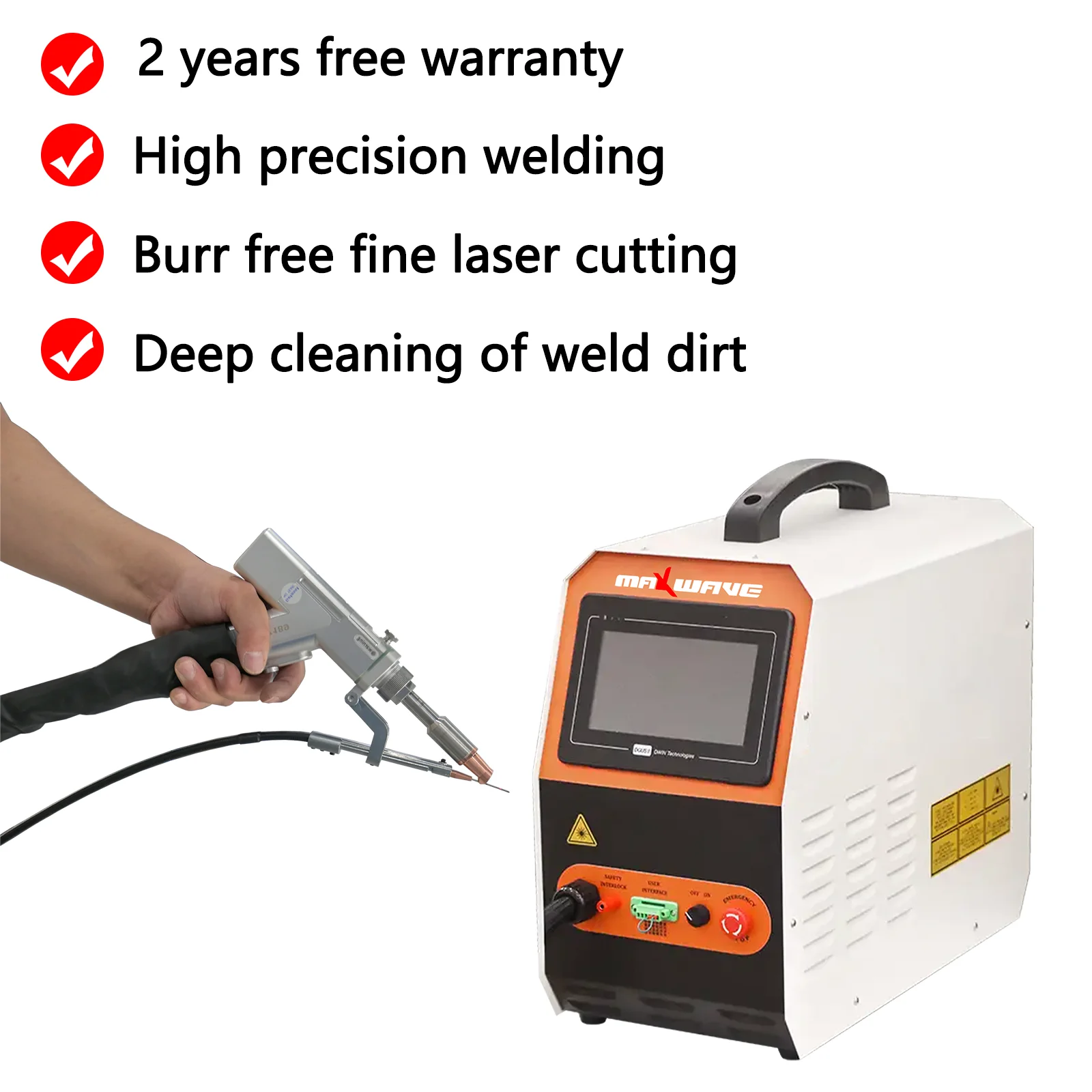 

Портативный ручной лазерный сварочный аппарат для пайки и ремонта, сварочный аппарат 4-1, сварка, очистка, резка металла