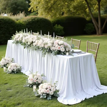 Lace Tassel Tablecloth 1