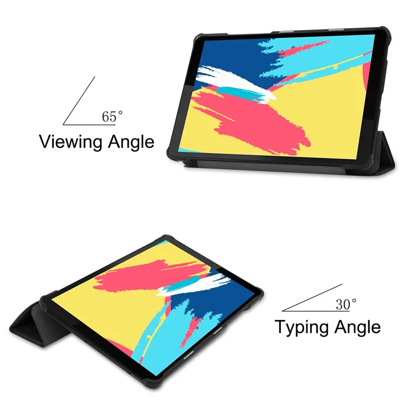 Caixa Magnética Inteligente para Lenovo Tab Capa Dobrável m8 Fhd hd Tb8505f Tb9505x 8.0 - Imagem 3