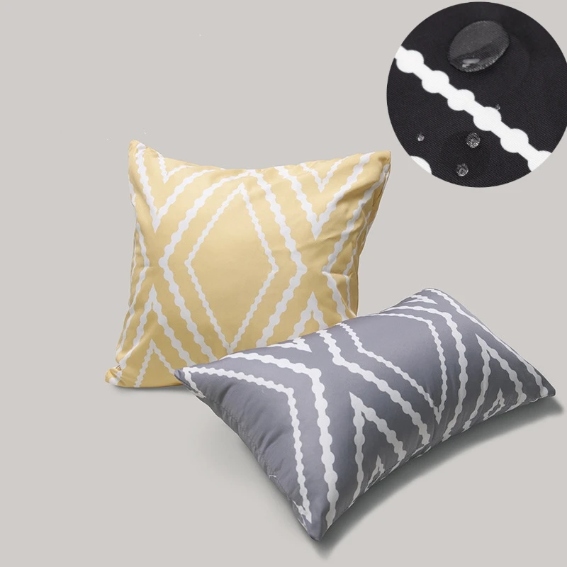 

Coating Waterproof Cushion Cover 30x50cm 45x45cm Geometric Outdoor Pillow Cover Home Decor Decorative Pillowcase Water Resistant