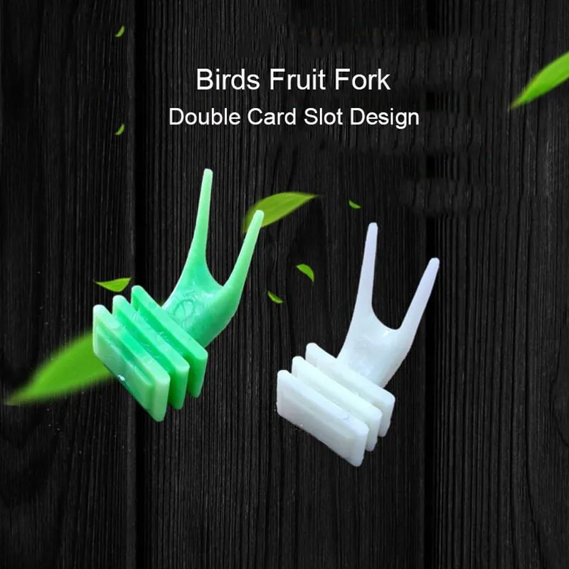 Bird Feeder Parrot Feeder 5pcs Plastic Pet Chicken Vegetables Holder Hang Cage