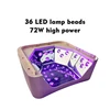 2PCS Proffesional Salon Cordless Nail Light 4 Timing Phototherapy Lamp Automatic Induction Nail Glue Dryer Dedicated Manicure 4