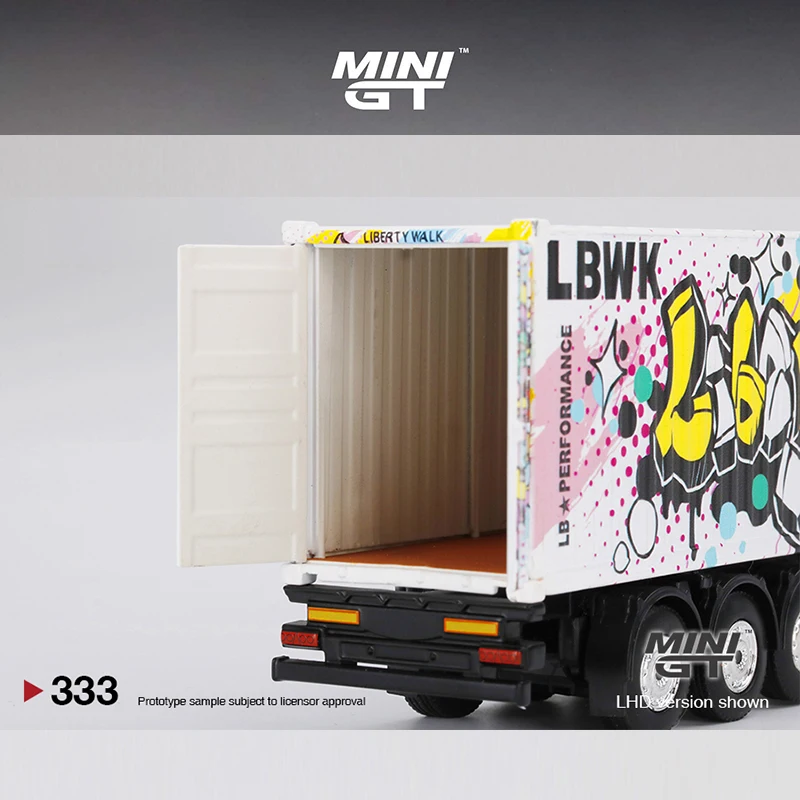 Mini GT 1:64 Model Truck Actros LBWK Kuma Graffiti -#333 LHD