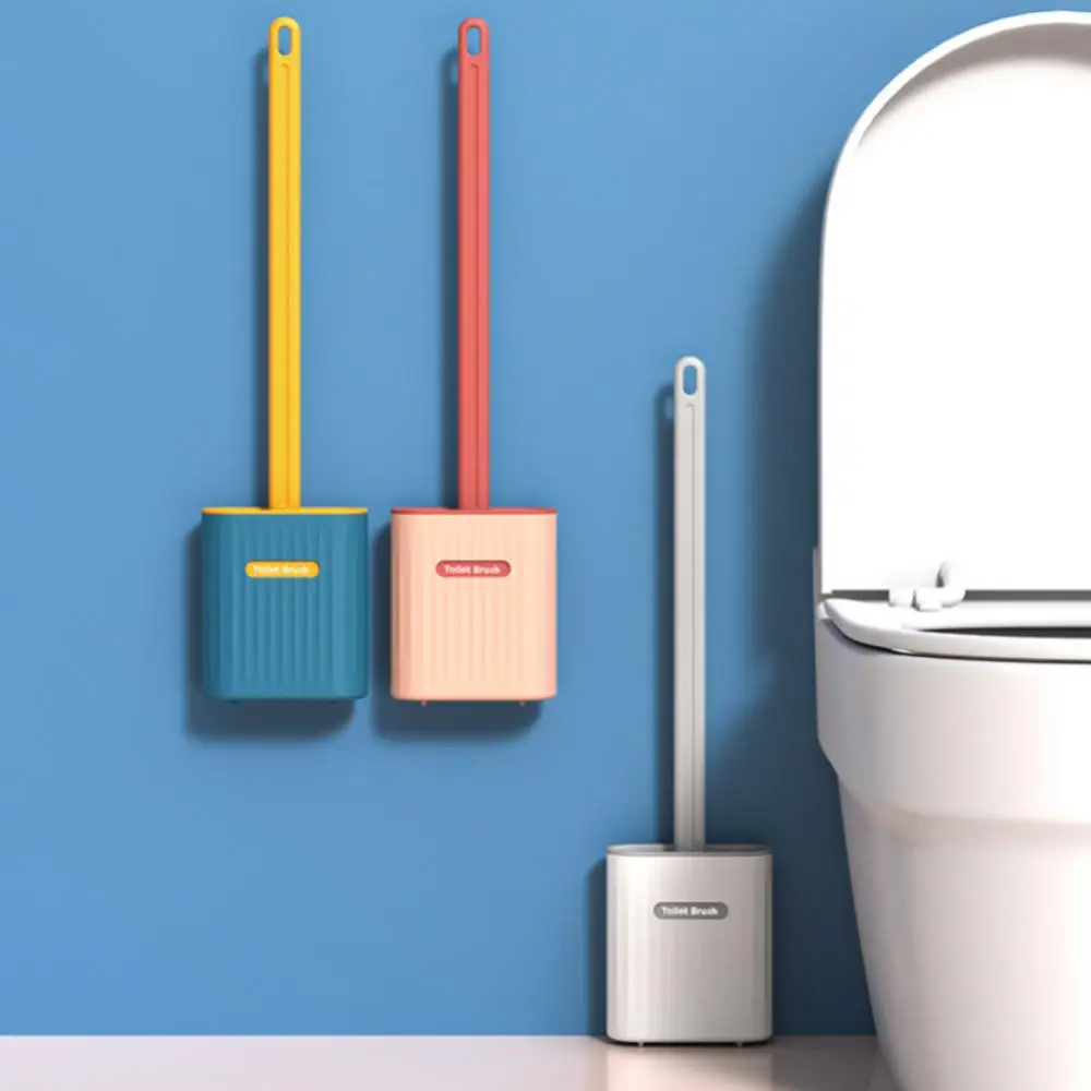 Brosse Toilettes WC avec Tête en Caoutchouc pour Salle de Bain