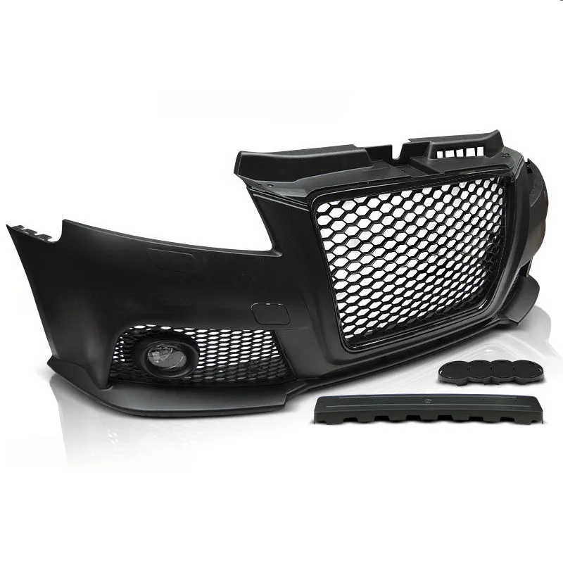 

For RS3 Type Front Bumper With Grille For A3 8P 2008-2013 Upgrade RS3 Front Bumper Body Kit