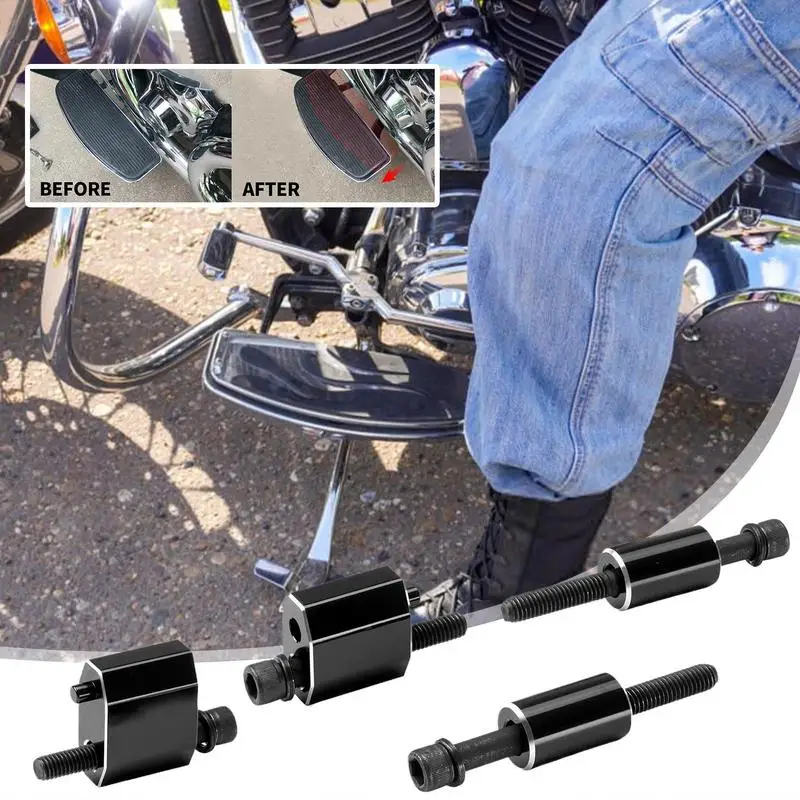 Pedal Extensions For Motorbike Driver Outward Spacer Motorcycle Floorboard Extension Kit Upgraded Rustproof Pedal Extension