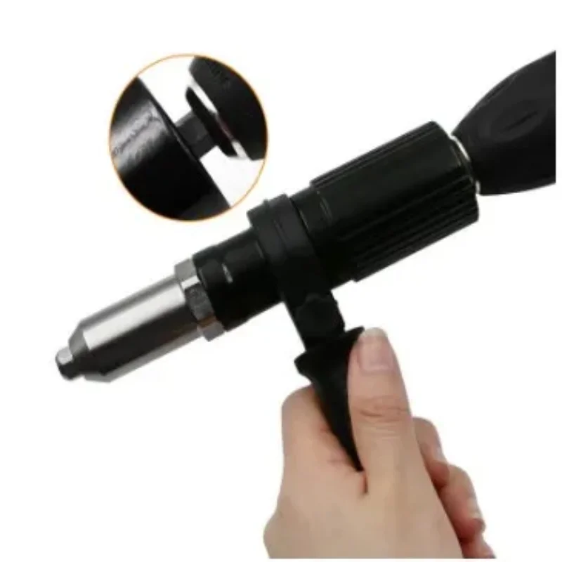 Electric Rivet Gun Drill Adapter Multifunction Rivet Nut Gun Drill Adapter Cordless Riveting Tool Insert Nut Pull Rivet Tools