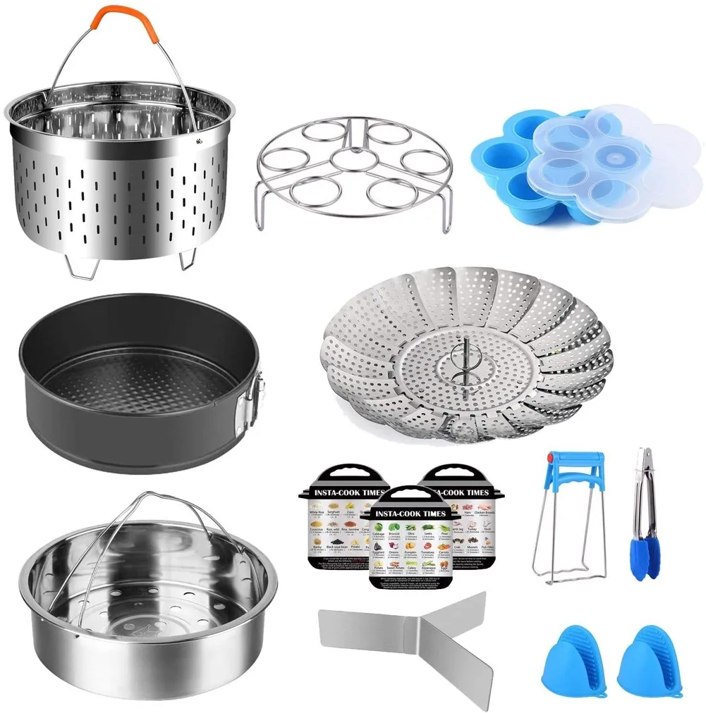 Accessories for Instant Pot,Steamer Basket,Egg Steamer Rack,Non