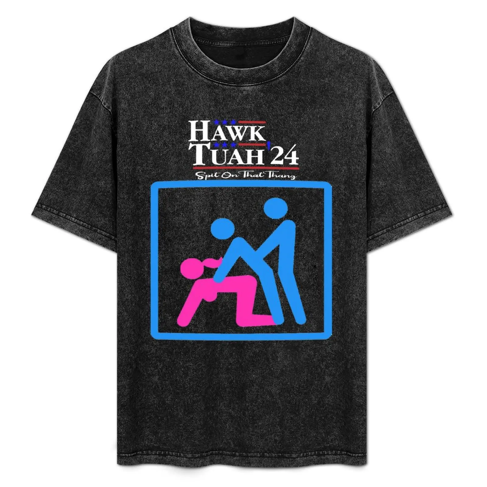 

Повседневная футболка Hawk Tuah-Three FMM с эффектом потертости в стиле хип-хоп, модная футболка в стиле ретро, панк, готика, футболка с коротким рукавом, подарок на день рождения, футболка на заказ