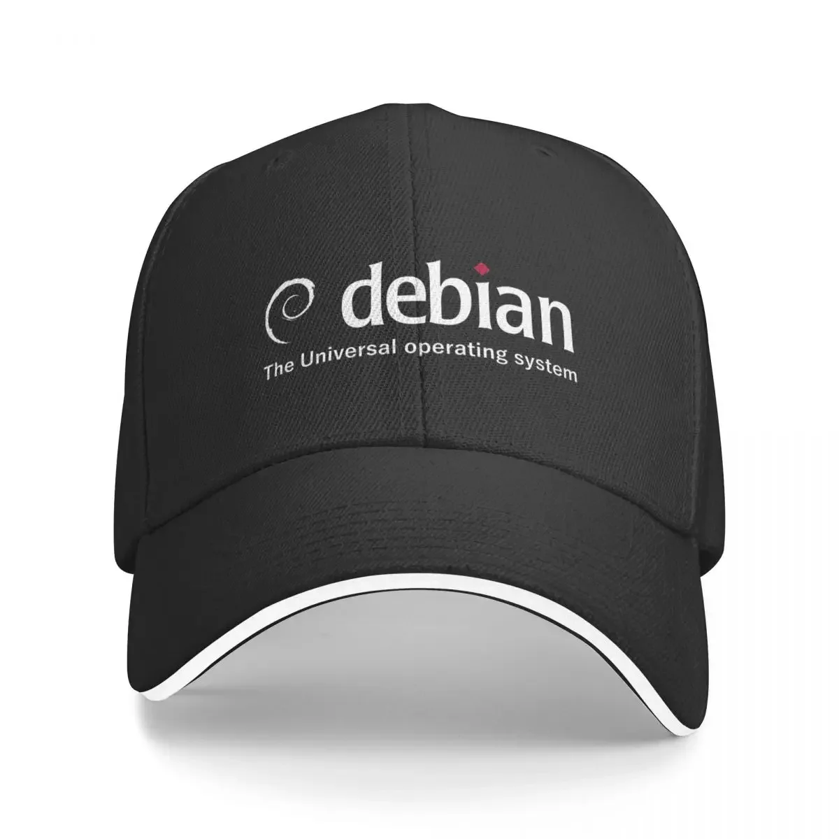 

Debian White Baseball Cap Snap Back Hat Hat Baseball Cap Mens Tennis Women's