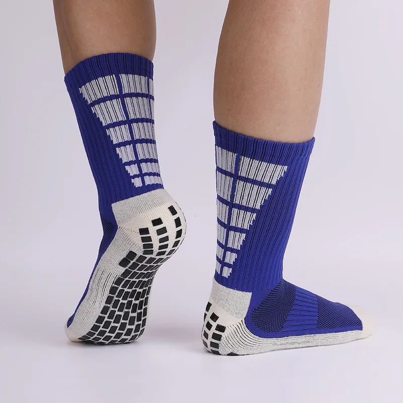 2 Pairs/lot New Football Socks Men and Women Sports Socks Non-slip Silicone  Bottom Soccer Basketball Grip Socks - AliExpress