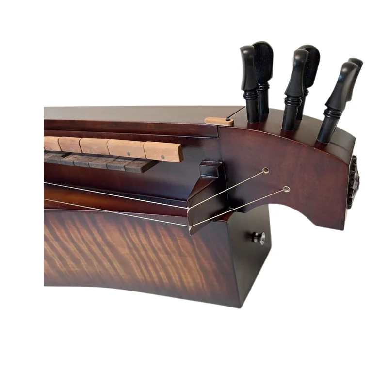 Hand Made maple wood Song brand 6 strings 23 keys brown Hurdy Gurdy