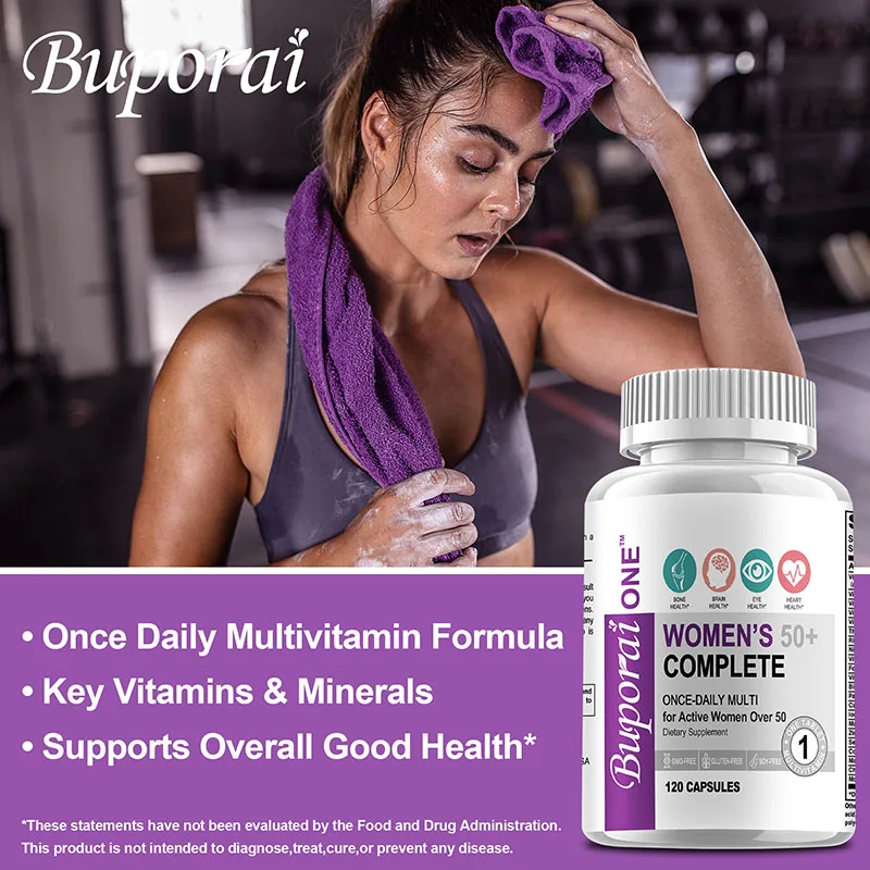 Women’s 50+ Complete Multivitamin - Supports Brain, Heart, Digestive and Immune System Health and Boosts Metabolism - Image 4