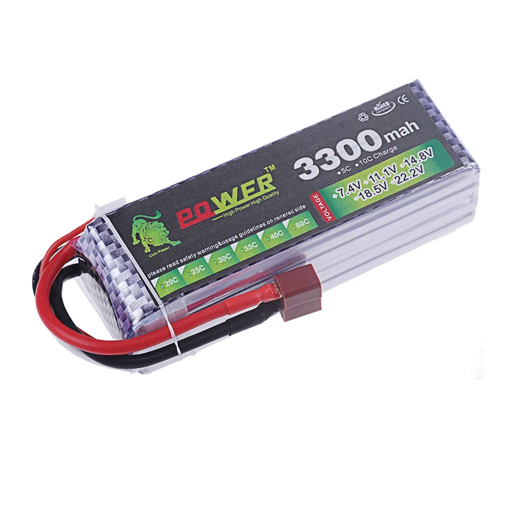 Batterie Drone LiPo 11.1V 1500-7200mAh XT60/T Plug RC Quadcopter