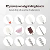 Electric Nail Drill Machine Set Polish Manicure Professional Nail Polishing Tool Pedicure Grinding Equipment Mill for Gel Nail 6