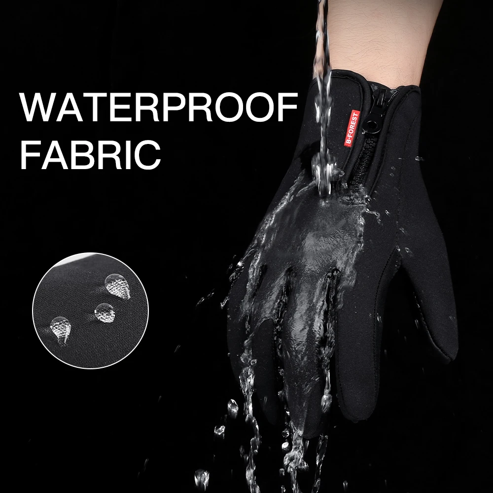 1 Pair Sports Touchscreen Winter Thermal Warm Full Finger Gloves For Cycling Bicycle Bike Ski Outdoor Camping Hiking Motorcycle 5
