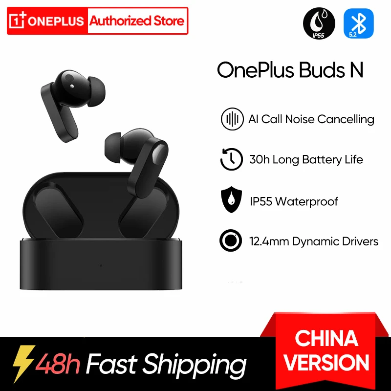 Oneplus Buds N Nord Buds TWS Earphone Bluetooth 5.2 AI Noise Cancelling True Wireless Headphone IP55 For Oneplus 10 Pro Ace Pro 