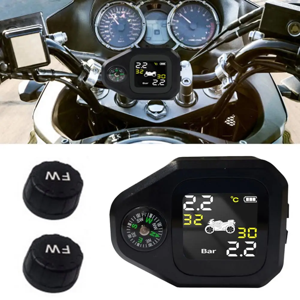 

Professional Motorcycle TPMS Convenient Power Saving High-Precision Tire Pressure Detector for Motorcycle