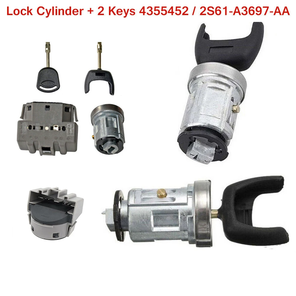 

Ignition Switch & Lock Barrel Cylinder Key 4355452 For Ford Transit MK7 2006-On