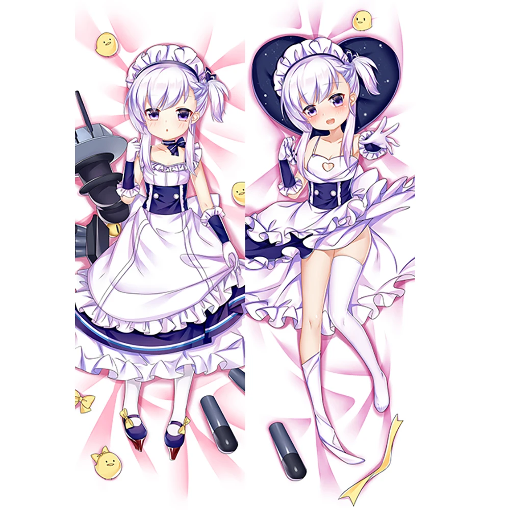 

2WAY Azur Lane Belfast Cosplay Dakimakura Full Body Pillow Case Anime Game Pillow Case Otaku Pillow Cover XMAS Decoration