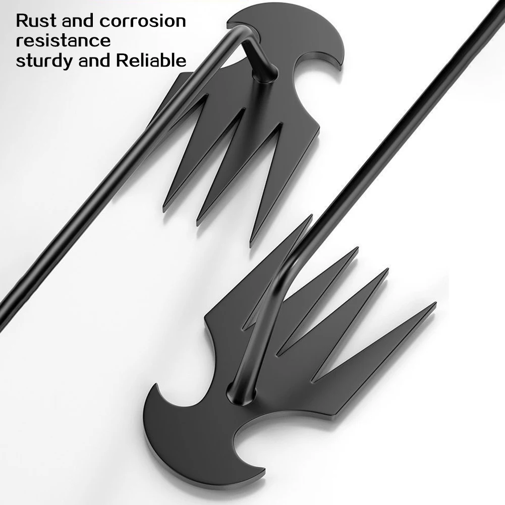 Metal Weed Cleaning Shovel Garden Hoe Tool 2 in 1 Double Hoe Cultivator Gardening Weed-Puller with Handle for Flower Gardens